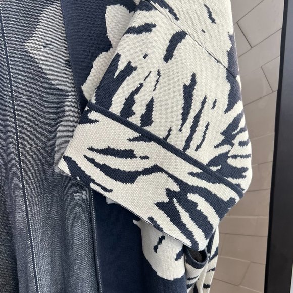 NWT WynneCollection Floral Kimono Poncho Topper Cardigan Sweater 1X NEW - Picture 5 of 9